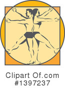 Vitruvian Man Clipart #1397237 by patrimonio