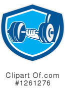 Weightlifting Clipart #1261276 by patrimonio