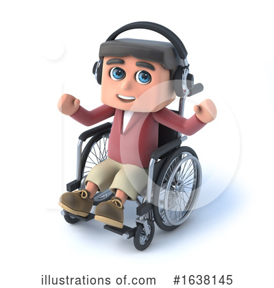 Wheelchair Clipart #1638145 - Illustration by Steve Young