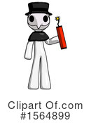 White Design Mascot Clipart #1564899 by Leo Blanchette