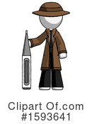 White Design Mascot Clipart #1593641 by Leo Blanchette