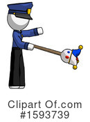 White Design Mascot Clipart #1593739 by Leo Blanchette