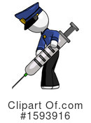 White Design Mascot Clipart #1593916 by Leo Blanchette