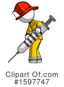 White Design Mascot Clipart #1597747 by Leo Blanchette