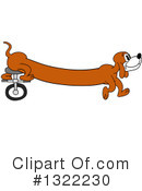 Wiener Dog Clipart #1322230 by LaffToon