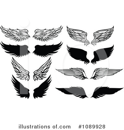 Wings Clipart #1111683 - Illustration by Chromaco