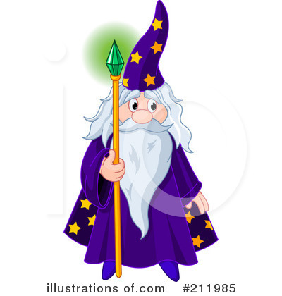 Wizard Clipart #211985 - Illustration by Pushkin