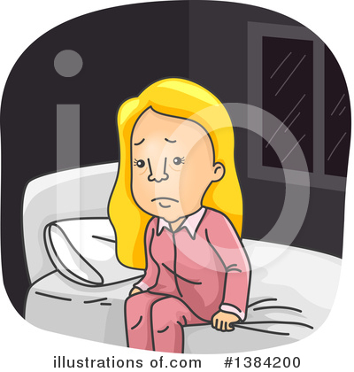 Insomnia Clipart #1222822 - Illustration by toonaday