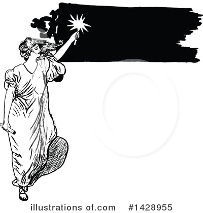 Royalty-Free (RF) Woman Clipart Illustration by Prawny Vintage - Stock Sample #1428955