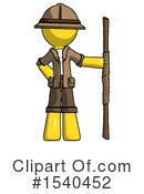 Yellow  Design Mascot Clipart #1540452 by Leo Blanchette