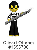 Yellow  Design Mascot Clipart #1555700 by Leo Blanchette