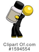 Yellow Design Mascot Clipart #1594554 by Leo Blanchette