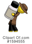 Yellow Design Mascot Clipart #1594555 by Leo Blanchette