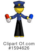 Yellow Design Mascot Clipart #1594626 by Leo Blanchette