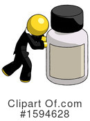 Yellow Design Mascot Clipart #1594628 by Leo Blanchette