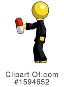 Yellow Design Mascot Clipart #1594652 by Leo Blanchette