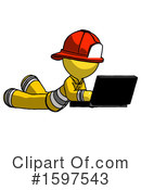 Yellow Design Mascot Clipart #1597543 by Leo Blanchette