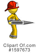 Yellow Design Mascot Clipart #1597673 by Leo Blanchette