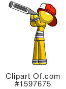 Yellow Design Mascot Clipart #1597675 by Leo Blanchette