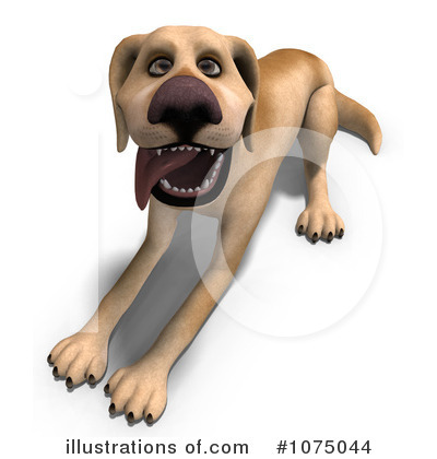 Yellow Lab Clipart #1075043 - Illustration by Ralf61